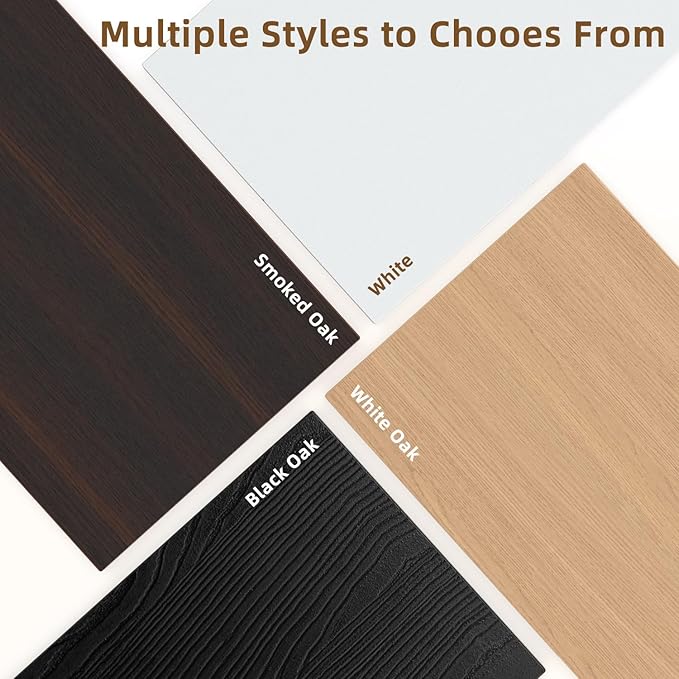 Monitor Stand Riser, Wood & Acrylic Computer Monitor Stand Desk Desktop Organizer Table for Home, Office Workspace, Laptop Riser, Printer, PC & TV Screen Riser