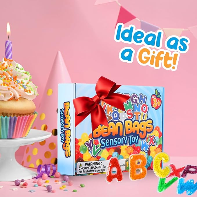 LESONG Autism Sensory Fidget Toys: ABC Learning Educational Montessori Toys, Quiet Fidgets for Classroom Calm Down Corner, Autistic Anxiety Relief