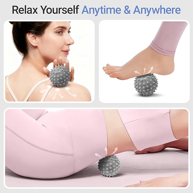 Upgrade Silicone Foot Massage Mat, Large Reflexology Mat for Feet Relaxation, Portable Foot Acupressure Mat with Dual-Side Usage, Foldable Standing Desk Mat for Pain, Fatigue Relief(Pink-XL)