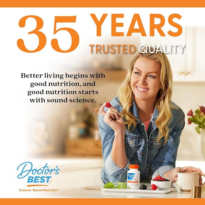 Doctor's Best Chewable Fully Active Methyl B12, Methylcobalamin, Energy, Memory, & Mood Support, Non-GMO, Gluten Free, Soy Free, Vegan 60 Tablets