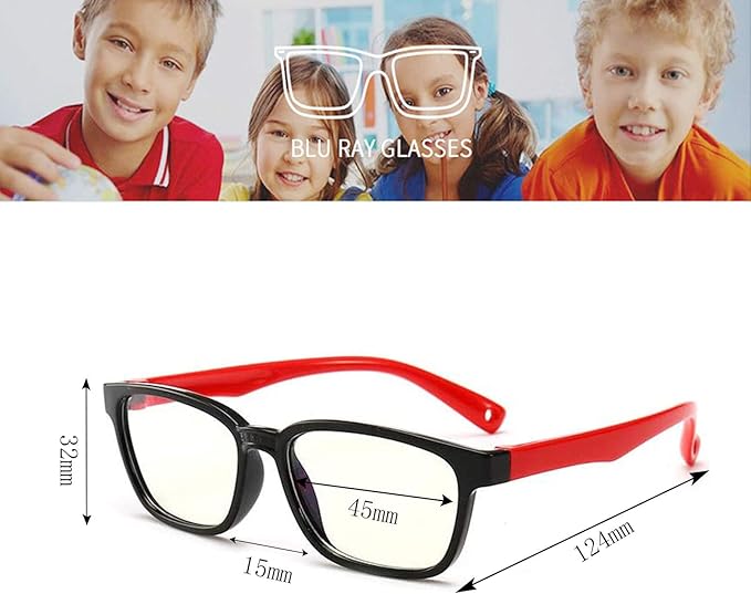 Anti Blue Light Glasses for Kids Computer Glasses, Video Gaming Glasses for Children