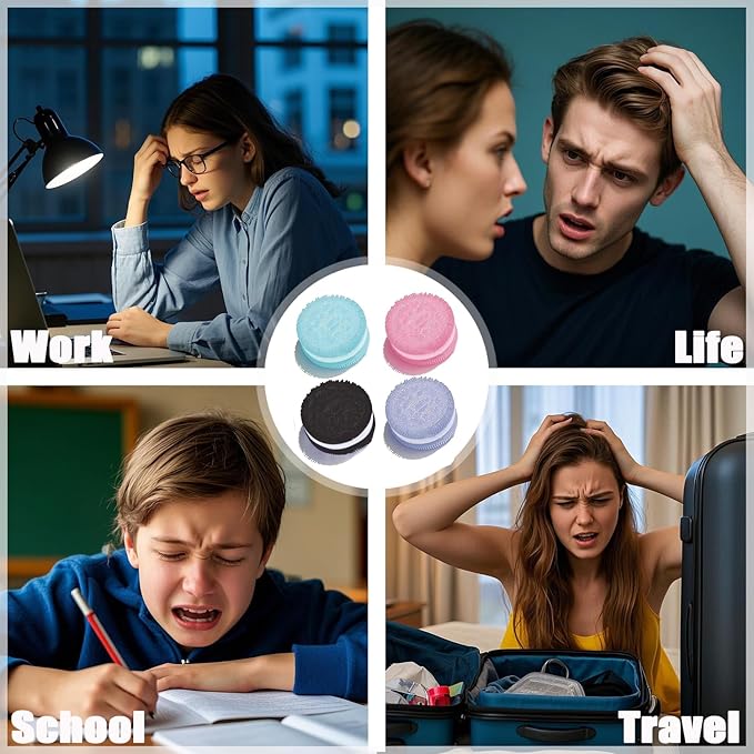 Squishy Fidget Toys,Handmade Silicone Stress Squishy Toy,Ultra-Soft Decompression Venting Toys,Perfect Desk Accessory for Stress Toys(Blue)