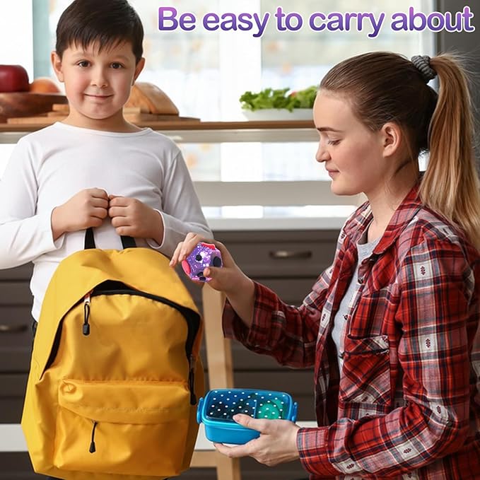 Mini Fidget Toys,Fidget Sensory Toy for Anxiety,ADHD,Autism,Relief Stress with Kids and Adults (Starry Sky Purple)