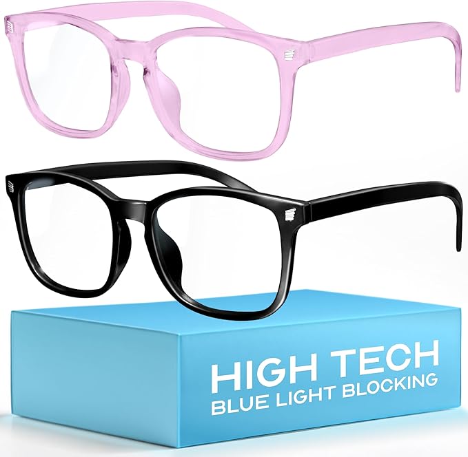 livho High Tech Blue Light Glasses - Advanced up to 99% Blue Light Blocking Computer Glasses - Screen Fatigue & UV Protection