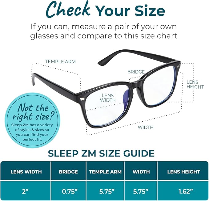 Blue Light Blocking Glasses for Women + Men - Better Sleep + Anti Eye Strain Protection - Computer Screens & Gaming