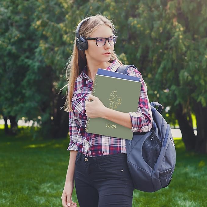 2026-2028 Monthly Planner/Calendar - 3 Year Monthly Planner 2026-2028, Jan 2026 - Dec 2028, 9" x 11", 2026 Calendar Planner with Tabs, Inner Pocket, Holidays, Notes Pages