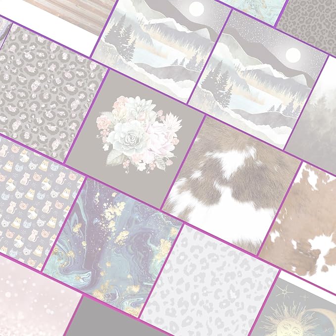 Sticky Notes 3x3 Inches, 2 Pads Cute Colorful Self-Stick Note Pads, Easy to Post for Home, Office and Daily Life Organization Night Moon Mountain