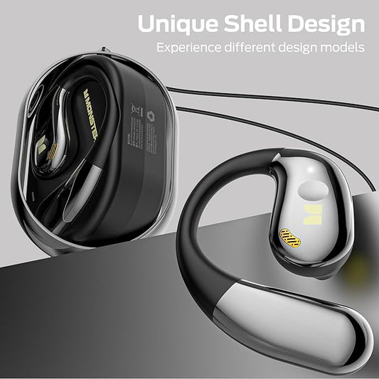 Monster Open Ear AC360, Wireless Bluetooth Rotary Earphone, with Lanyard, Upgraded Bluetooth 6.0, Touch Control, 24h Long Battery Life, IPX5 Waterproof,Long-Lasting Wear Without Fatigue