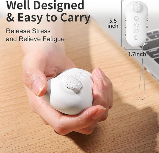 Microcurrent Fidget Toys for Adults - Stress Relief & Anxiety Relief Device, Handheld ADHD Sensory Toys to Improve Focus & Calm, Portable Design for Home, Office, Travel