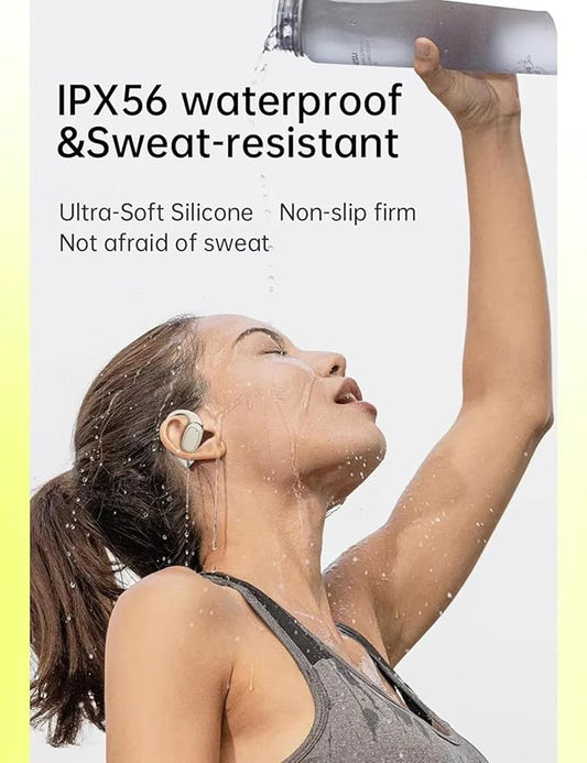 Open Ear Headphones Wireless Bluetooth 5.3 for Women Sweatproof IP54 • 28H Battery (8H+Case) • Dolby Sound • Ultra-Light Comfort for Workout Running