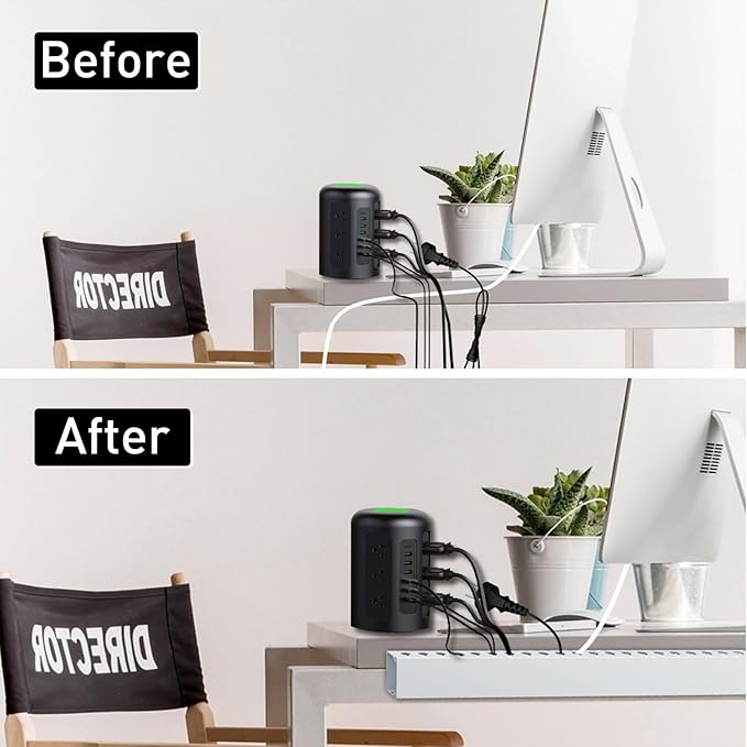 Updated White Cable Raceway Kit, 155(10x15.5) inch Open Slot Wire Covers for Cords, Cable Management System to Hide Under Desk/TV/Computer/Net/Power Cords(Pack 10)