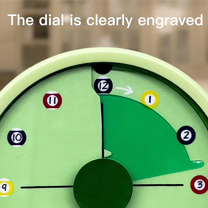 Kitchen Timer for Cooking, 2 PCS 60 Minute Visual Timer with Magnetic Base Mechanical Desk Timer for Home Kitchen Cooking Classroom Study Office Desk Use(Green)