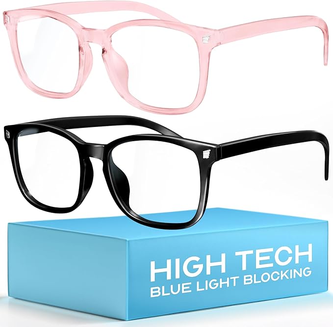livho High Tech Blue Light Glasses - Advanced up to 99% Blue Light Blocking Computer Glasses - Screen Fatigue & UV Protection