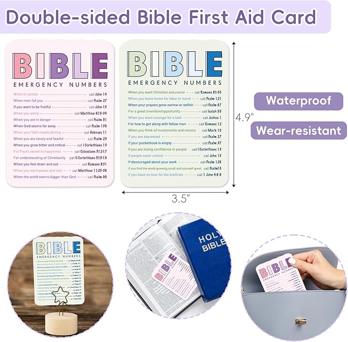 XKDOUS Bible Study Supplies Journaling Kit for Women, Bible Study Kit Includes Prayer Journal, Emergency Card, Highlighters, Tabs & More for Journaling. Great for Christian Gifts Scripture Study, Pink