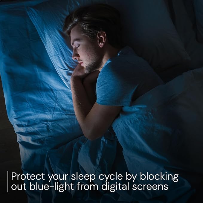 DreamGaze 99.9% Blue Light Blocking Glasses for Better Sleep - Anti Blue Light Glasses Men - Premium Computer Gaming Glasses