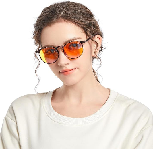 JW MARRIOTT Blue Light Blocking Glasses,Blue Light Glasses Women Men,Anti Blu-Ray Clear Gaming Glasses Lense