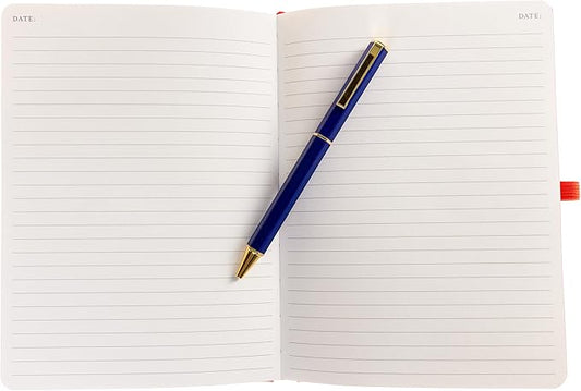 Graphique Peanuts Social Club Journal Plus Pen, Hardcover Lined Diary Notebook for Writing, 160 Pages, 6” x 8”