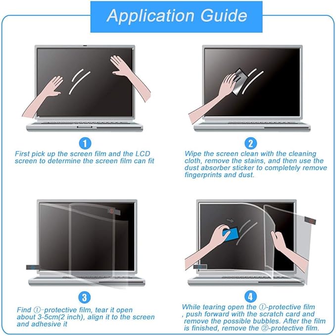 24" Computer Anti Blue Light Screen Protector, Eye Protection Reduce Eye Fatigue and Eye Strain for 24 inches Widescreen Desktop Monitor