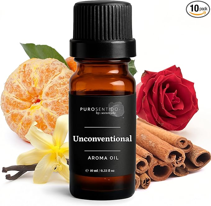 PuroSentido Unconventional Aroma Oil (10 ml) - Luxury Fragrance Oil for Diffusers and Humidifiers, Mint, Lavender, Cinnamon & Vanilla Home, Hotel & Spa Scent
