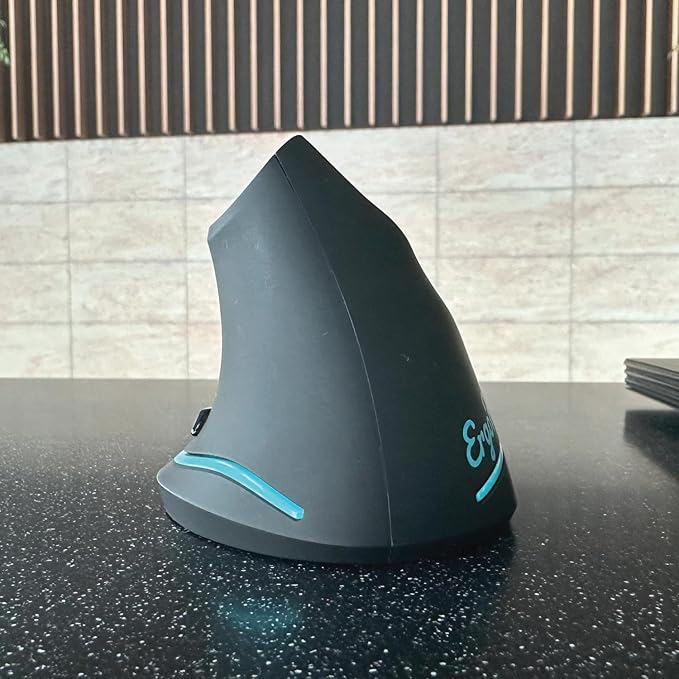 Swiftpoint ErgoPoint Ergonomic 6-Button Vertical Mouse for Health & Productivity, Office or WFH Compatible with Zoom, MS Teams, Skype & More