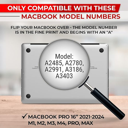 Privacy Screen Filter for MacBook Pro 16 Inch (2021-2024, M1, M2, M3, M4, Pro, Max) | Flip Over Laptop Privacy Shield | Anti-Glare | Eye Protection| Aniti Spy | Blue Light Reduced Protector