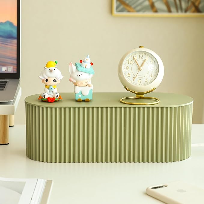 FABROK Cable Management Box with 10 Cable Ties, Cable Organizer Box for Power Strips, Surge Protectors, Chargers, Adapters, TV Computer Wires Cable Hider Organizer Box for Home/Office (Large/Green)