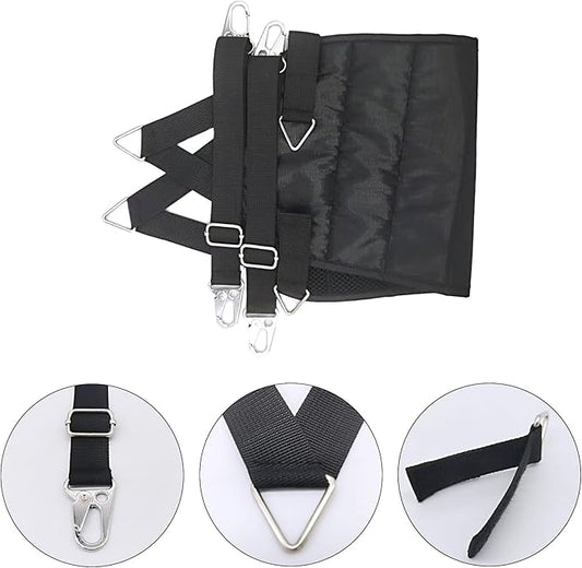 Wheelchair Foot Straps for Elderly Assistive Devices are Used the Elderly,Disabled, Pregnant Women,and Injured Patients Footrest Hammock, Adjustable Hanging Sling Airplane Travel, Desk Rest Essentials