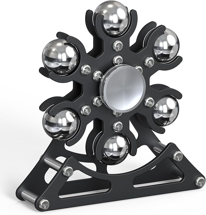 Desk-Fidget-Toys for Ferris-Wheels-Spinner: Metal Kinetic-Spinner 4mins, Cool-Gadgets for Kid Children Teen Adult EDC-Toy, ADHD Tools Cool-Stuff Stress Relief for Office Home School Christmas