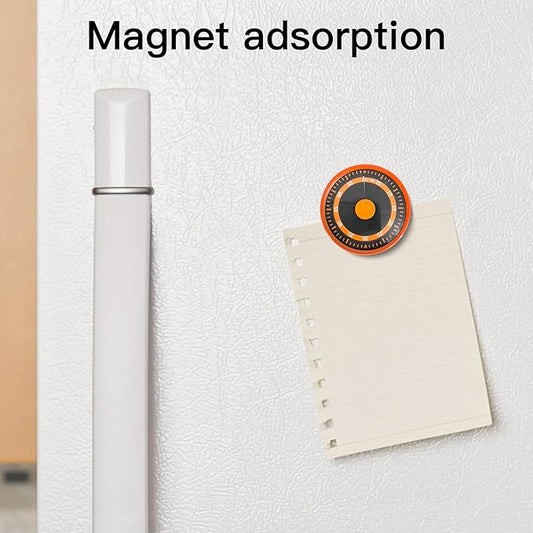 Kitchen Timer for Cooking, 2 PCS 60 Minute Visual Timer with Magnetic Base Mechanical Desk Timer for Home Kitchen Cooking Classroom Study Office Desk Use(Orange)