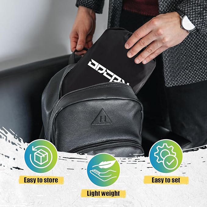 2-Pack Foot Hammock for Plane Travel, No Collapse Thickened Bamboo Airplane Foot Rest with Extended Adjustment Strap, Portable Desk Foot Hammock to Relax Your Feet, Foot Sling Travel Essentials(Blue)