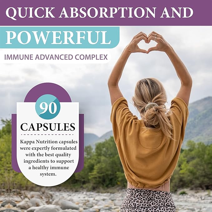KAPPA NUTRITION Elderberry / 12 in 1 Advanced Complex (90 Capsules).