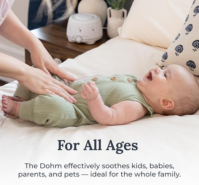 Yogasleep Dohm (2 Pack White/Gray) The Original White Noise Machine, Relaxing Natural Sound from a Real Fan, Sleep Aid & Noise Cancelling for Adults & Baby, Office Privacy & Meditation, Baby Registry