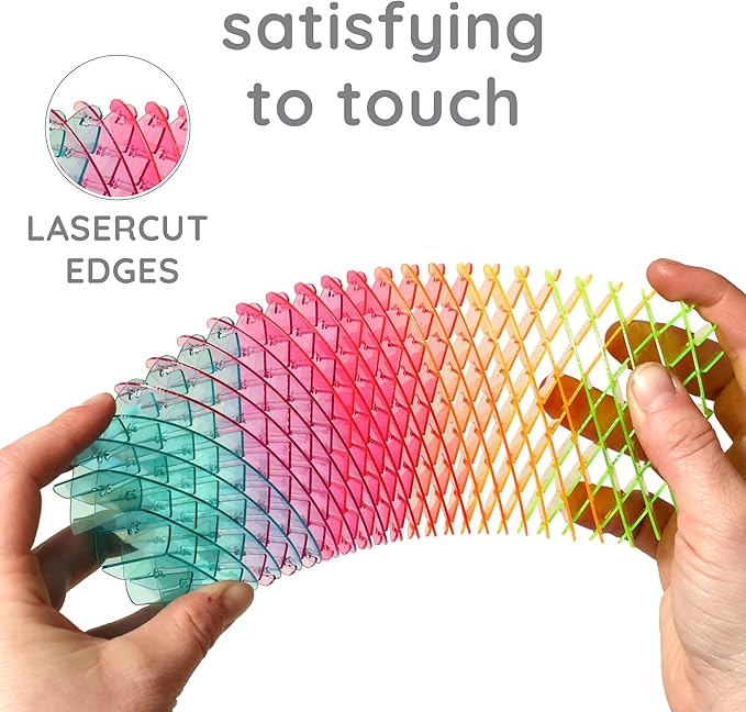 Morf Fidget Sensory Spring Berry – Bendy Elastic Fidget Toy for Kids and Adults, Dynamic Spring Toy with Color Transitions, Perfect for Sensory Play, Calming Stress Relief