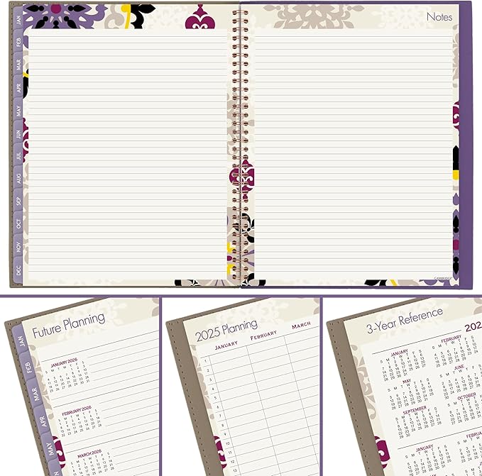 Cambridge 2025 Planner, Weekly & Monthly, 8-1/2" x 11", Large, Vienna (122-905-25)