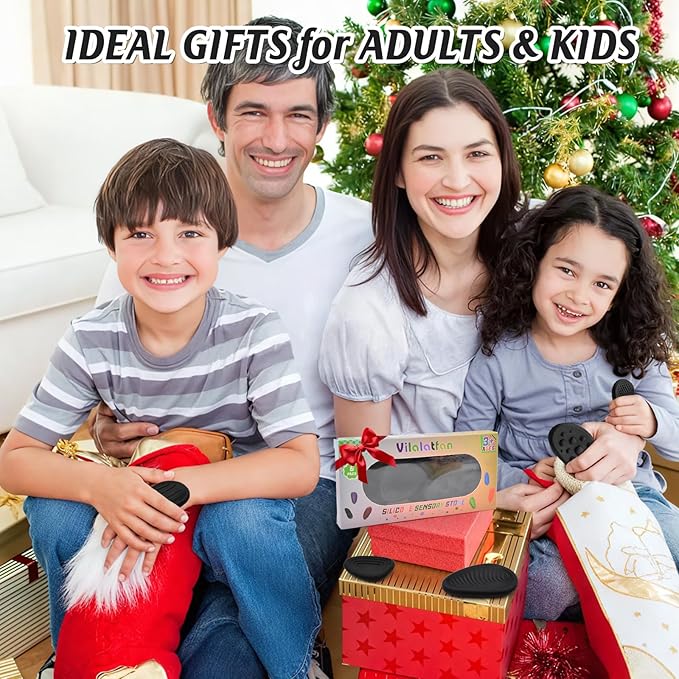 Fidget Toys Sensory Stones for Kids and Adults,6 PCS Texture Worry Stone for Anxiety Autism Teen Calm Down & ADHD Stress Relief,Quiet Fidgets for Classroom Small Prizes Gifts for Travel Toy