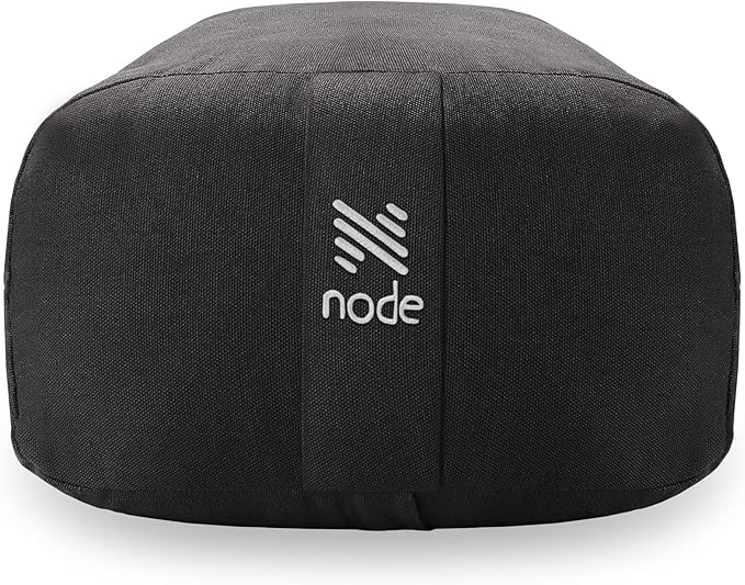 Yoga Meditation Cushion, 25" x 12" Rectangular Bolster with Organic Cotton Cover