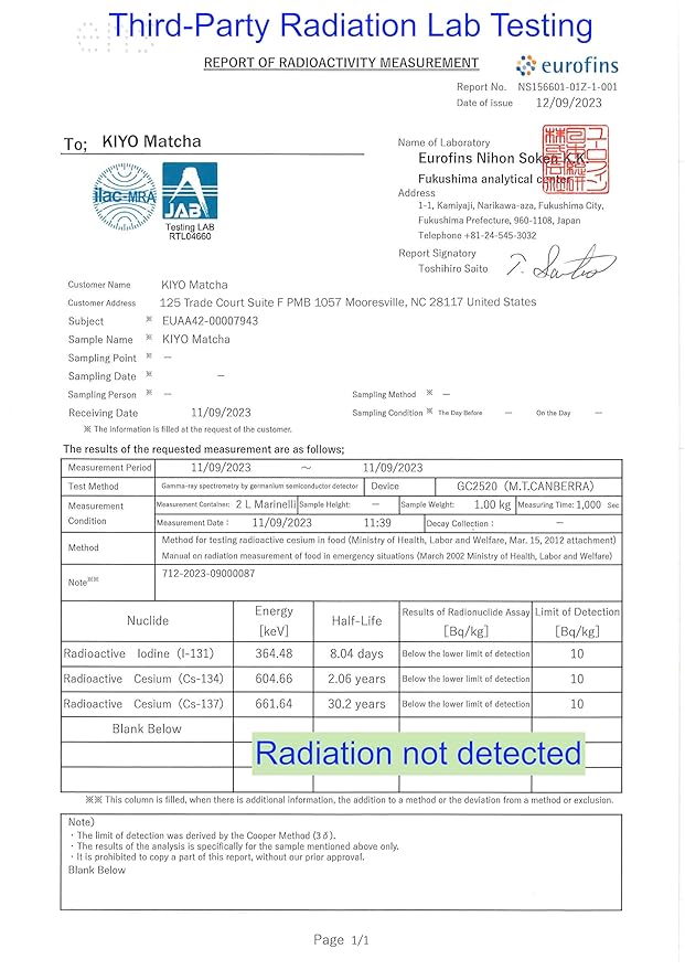 Kiyo Matcha Ritual Grade Wakyo Ceremonial Uji Matcha - Pure Japanese First Harvest Ceremonial Grade Matcha Green Tea Powder from Uji, Japan (40g/1.4oz)