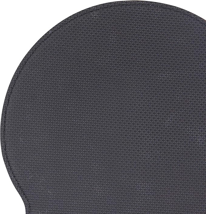 RICHEN Ergonomic PU Leather Mouse Pad with Wrist Support,Comfort Memory Foam,Waterproof Surface,Non- Slip Rubber Base for Computer Laptop & Mac,Lightweight Rest for Home,Office & Travel (Dark Green)