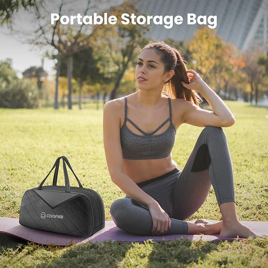 COMFIER Neck Massager with Heat, Shiatsu Back Massager for Pain Relief deep Tissue, 3D Kneading Massage Pillow for Shoulder, Portable & Cordless Design, Birthday Gift for Women, Gift for Mom, Dad