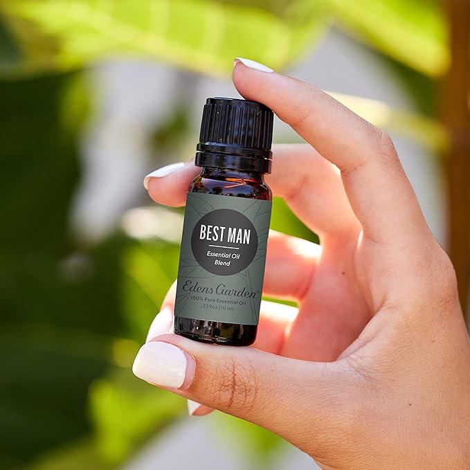Edens Garden Best Man Essential Oil Blend- 100% Pure Premium Grade, Undiluted, Natural, Therapeutic, Aromatherapy, The Best for Diffusing, Skin, Candle, Humidifiers 10 ml (.33 fl oz)