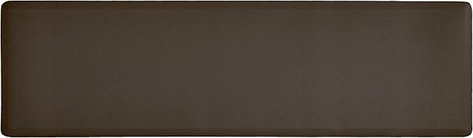 Anti Fatigue Kitchen Rugs Kitchen Mats for Floor,Cushioned Non-Slip Waterproof Ergonomic Comfort Rug Standing Mat for Kitchen,Doing Dishes,Floor,Home,Office,Sink,Laundry,Brown,17.3"x60"