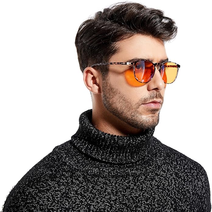 JW MARRIOTT Blue Light Blocking Glasses,Blue Light Glasses Women Men,Anti Blu-Ray Clear Gaming Glasses Lense