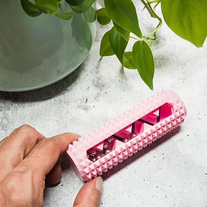 ZenStick – Spikey Sensory Fidget Toy with Steel Balls for Anxiety Relief, Focus, Stress Reduction & Mindful Stimulation (Sakura Pink)