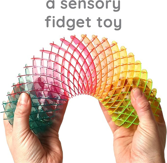 Morf Fidget Sensory Spring Berry – Bendy Elastic Fidget Toy for Kids and Adults, Dynamic Spring Toy with Color Transitions, Perfect for Sensory Play, Calming Stress Relief
