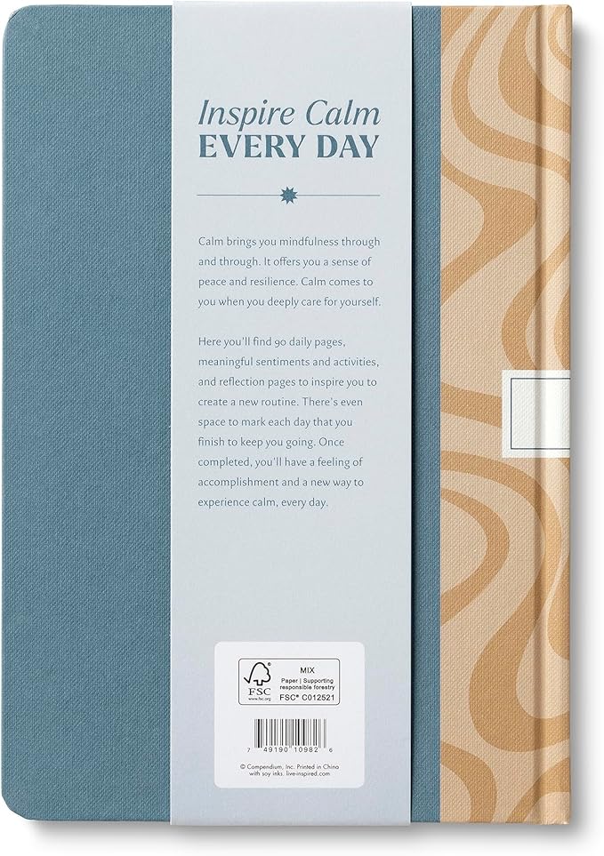 Compendium – Calm Every Day Guided Journal: A Daily Practice for Self-Care and Mindfulness – A 5-Minute a Day Personal Growth Notebook – An Inspiring Daily Journal for Forming New Habits