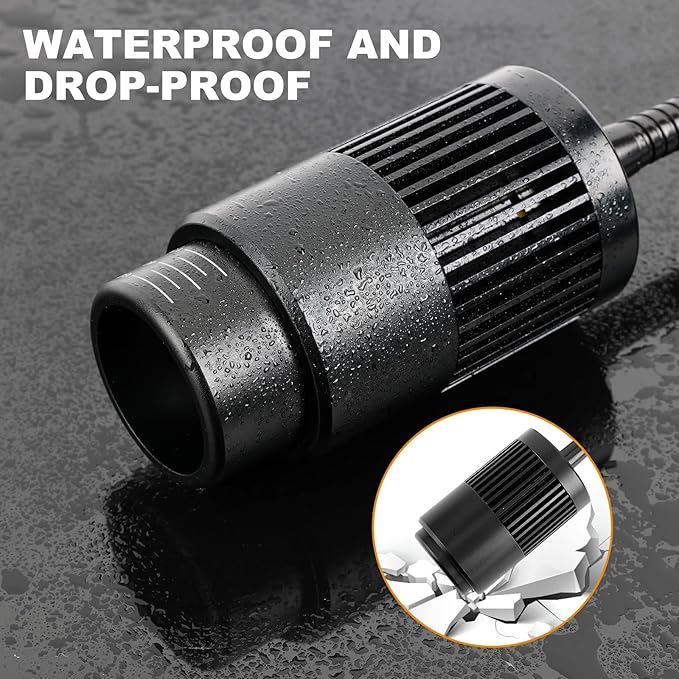 9W Magnetic LED Work Light, Adjustable Fucos Gooseneck Shop Light with Magnetic Base, Sewing Machine Light, Magnet Task Lamp for Work Bench, Lathe, Bandsaw