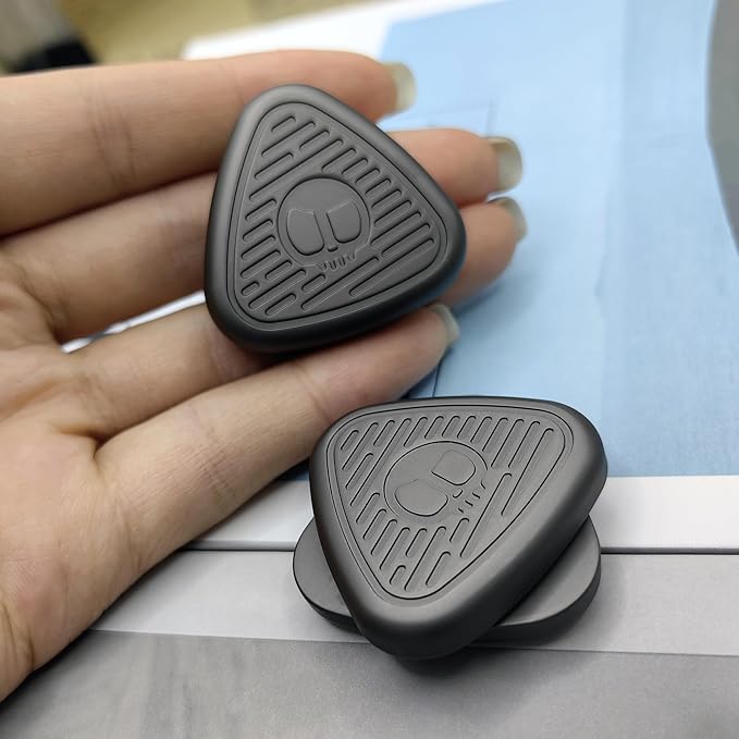 EDC Fidget Sliders Fidget Toys Stress Relief for Adults Magnetic Metal Fingertip Sliders Desk Toy Spinning Push Card