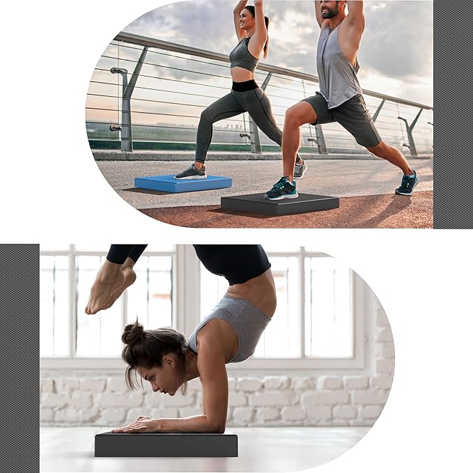 PROIRON Balance Pad,Super Wear-resistant PU- NOT TPE!!!- Foam Balance Pad with Superb Rebound Performance for Stability Training,Physical Therapy,2.2 Inch Extra Thick Anti Fatigue Mat,Standing Desk Mat Office Home