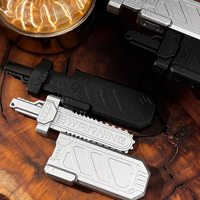 Sky-Breaker Sword Fidget Slider, Metal Fidget Sword EDC Fidget Toys for Adults, Portable Stress Relief Toy for Keep Focus & Anxiety Relief, ADHD Tools Gadgets for Men (Frosted Silver)