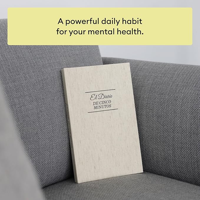 Intelligent Change: The Five Minute Journal - Daily Gratitude Journal for Happiness, Mindfulness, and Reflection - Undated Life Planner (Spanish Version)
